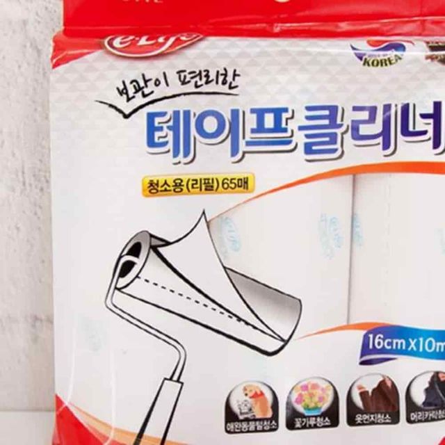 테이프크리너 리필 16cm 10m 3p 청소용테이프 먼지찍찍이 머리카락제거 강아지털제거