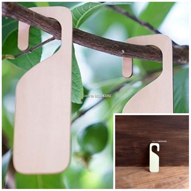 화분 데코레이션용 우드 이름표 10cm 대나무 스틱형 식물이름표 화분이름표 수목표찰 식물네임택