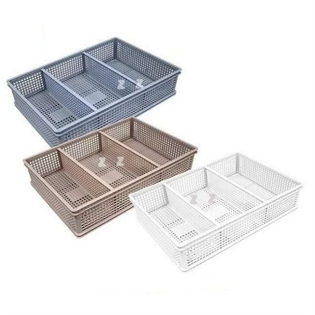 칸칸 분리 바스켓 칸막이 조절 바스켓 공간활용 조립식 다용도 수납함 데스크 메이크업 트레이 주방 쌓을