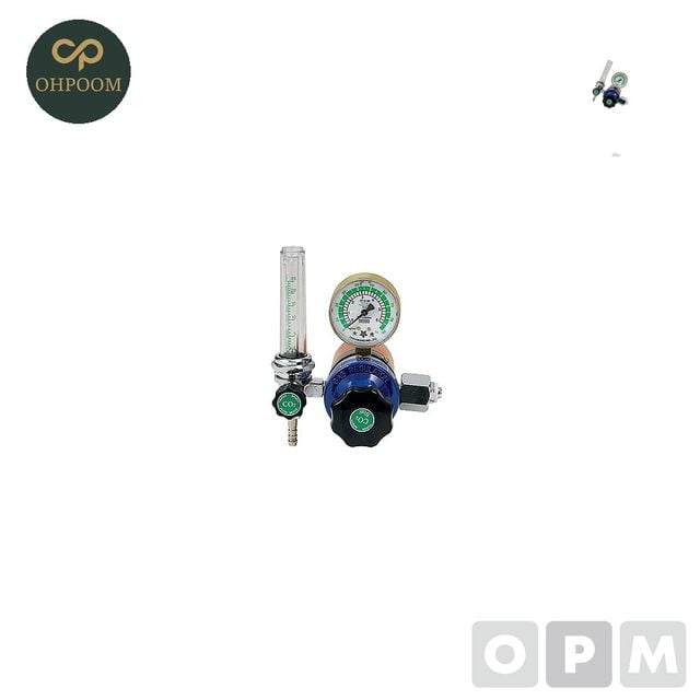 용접파츠 토치부품 CO2조정기 22φ 220v 6kgf ㎠
