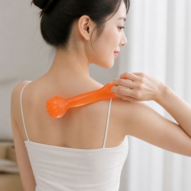 지압 마사지기 셀프 롤러 괄사 스틱 몸 근육 풀기 도구