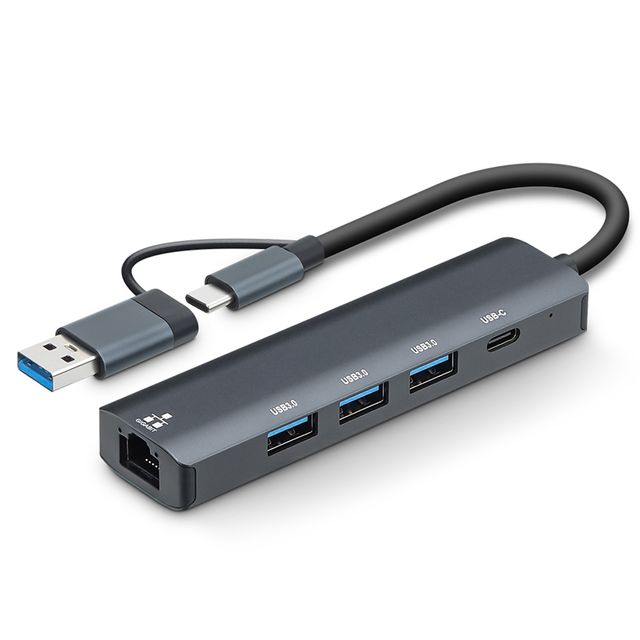 7NC 랜카드 허브 USB 3.0 멀티허브 멀티 포트 NCH-705 유선 컴퓨터 네트워크