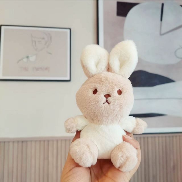토끼 인형 키링 가방 악세서리 부드러운 - 이미지 5