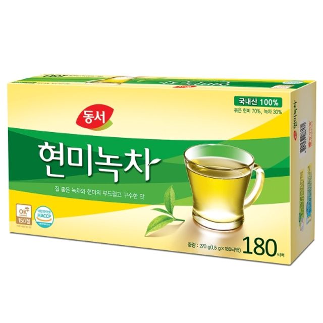 동서)현미녹차 180T