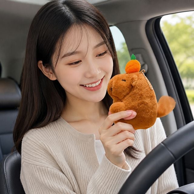 차량 키홀더 인형, 자동차 열쇠고리 참 장식 - 이미지 1