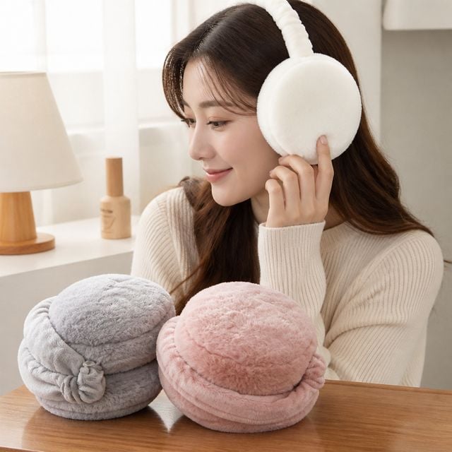 겨울 방한용 벨벳
