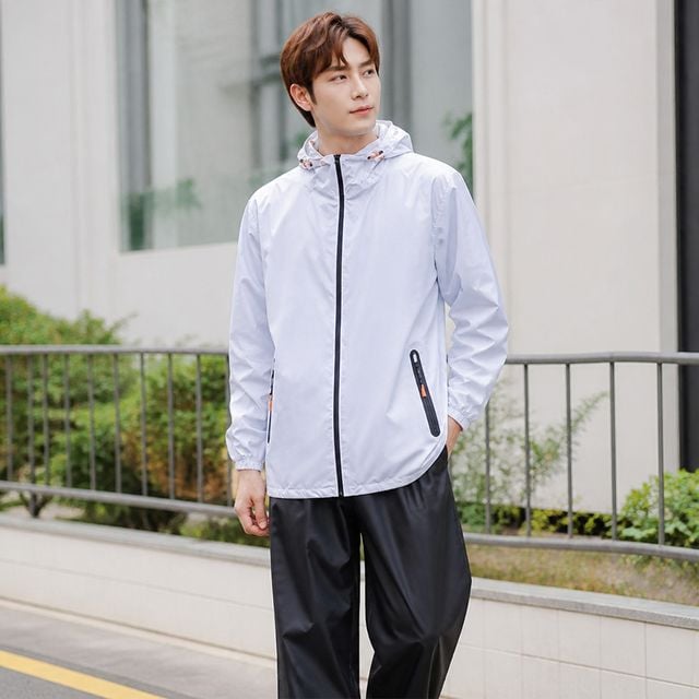 남녀 골프 우비 상하의 레인코트 등산 캠핑 우천 활동 레인슈트 - 이미지 1