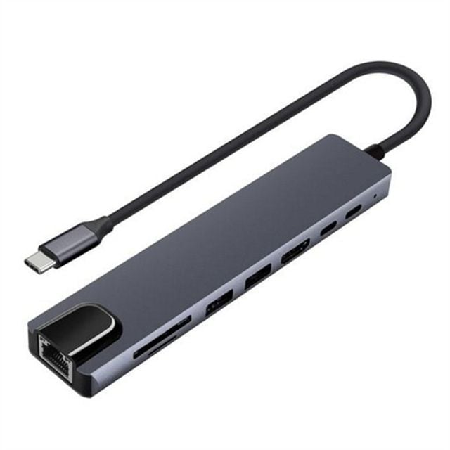 c 타입 멀티 허브 usb 허브 멀티포트 도킹스테이션 노트북 모니터 듀얼 외부 리더기 유선 카드