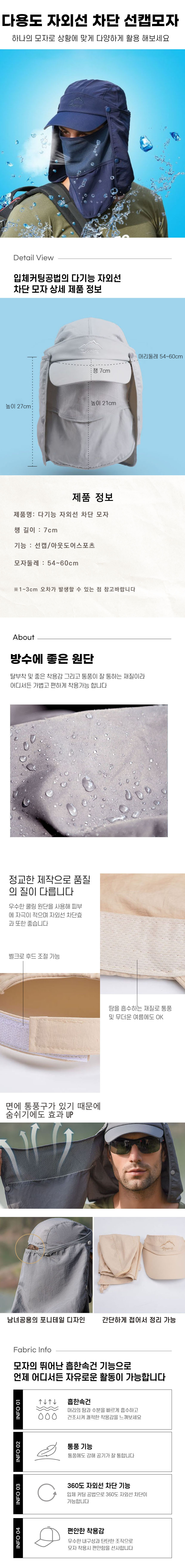 다기능야외낚시모자,선캡
