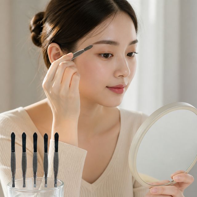 눈썹 뽑기 털 제거용 뷰티 족집게 미니 트위저