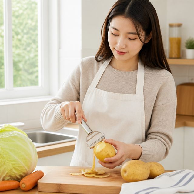 양배추 채칼 감자 껍질 벗기기 야채 슬라이서 파채칼 주방 조리도구