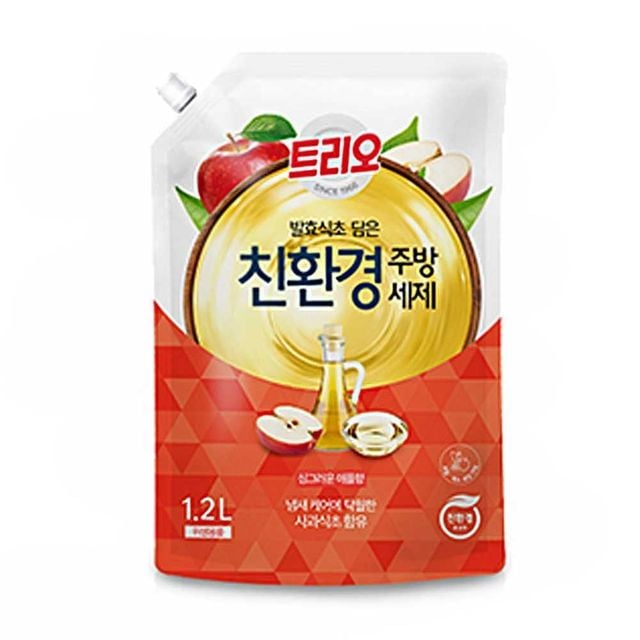 주방용 세척제 1200ml 리필 포장 액상 타입 - 이미지 1