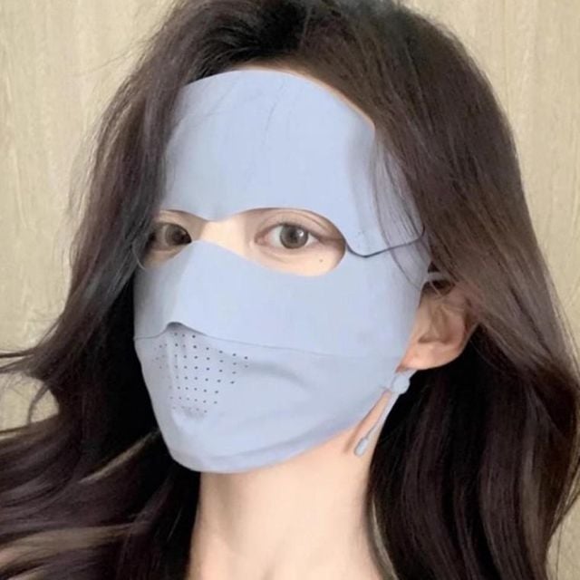 안면 마스크 분리형 쿨원단 차단 페이스 자외선 햇빛가리개 커버 얼굴
