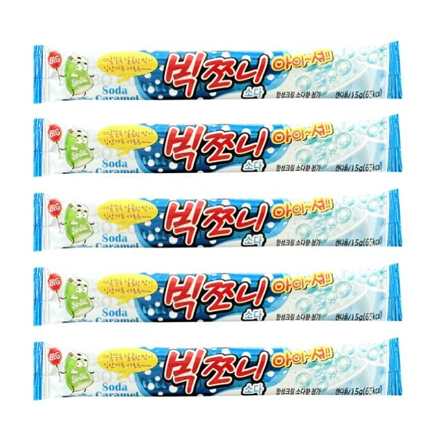 빅쪼니소다맛 소다맛츄잉캔디 5개