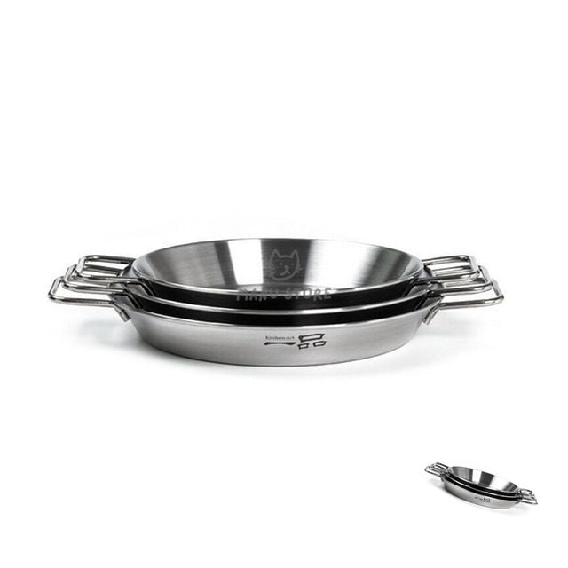 업소용볶음밥팬 스테인리스팬 인덕션 빠에야팬 24cm