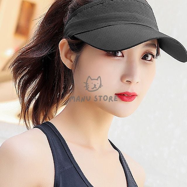 쿨링선캡 여름모자 메쉬 스포츠 썬캡 다크그레이