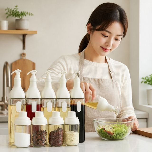조미료 보관 양념통 소스 보관병 오일 용기 식탁 주방 수납 정리용기