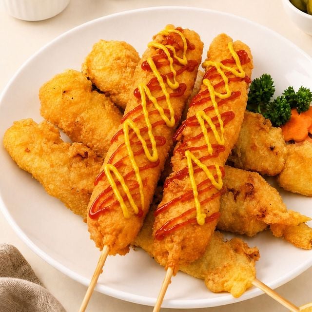 순살 치킨 후라이드 닭꼬치 1.3kg (130gX10개)