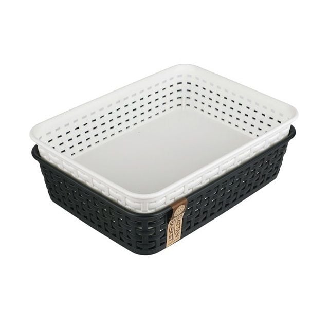 마이 스타일 직사각 바스켓-Y2호 (약25x18.5xH6cm)