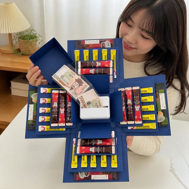 반전 용돈박스 서프라이즈 생일 기념일 현금 케이스 부모님 어린이 선물