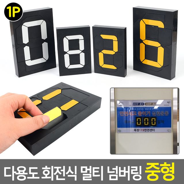 다용도 회전식 멀티 넘버링 중형 - 이미지 2