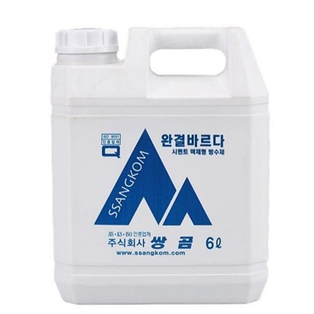 바닥 방수제 6L 목욕탕 방수제 콘크리트 베란다 침투형 방수액 시멘트