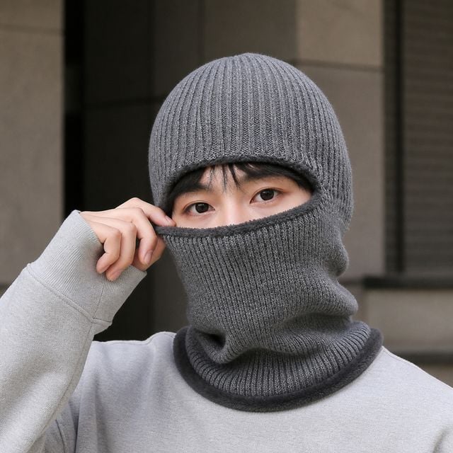 바라클라바 귀달이 털모자 넥워머 겨울 방한용품 일체형 복면모자