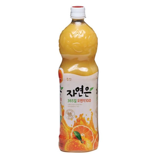 상큼한 오렌지 100% 자연과즙 1.5L