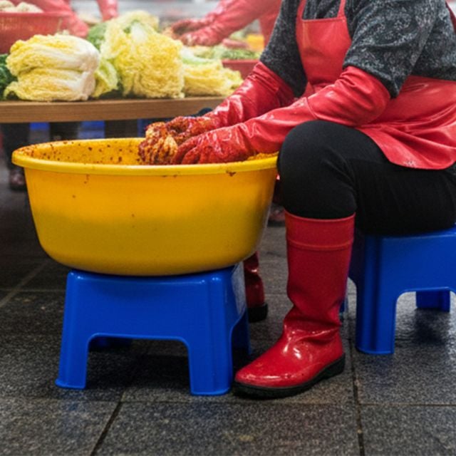 사각의자 프라스틱의자 PP의자 - 이미지 3