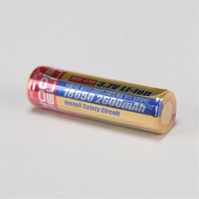 충전 배터리 WS-470 리튬이온 18650 2600mAh 18650건전지 충전식배터리 리튬전지