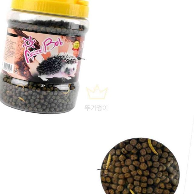 고슴도치사료 800g 고슴도치밀웜