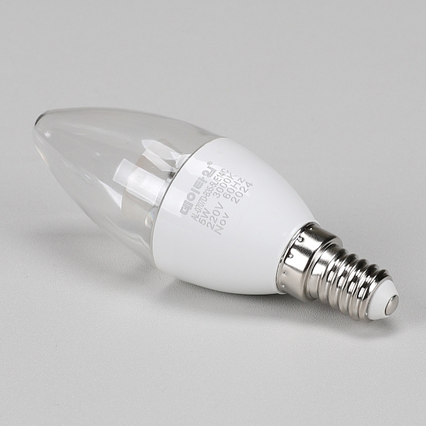 촛대구 LED 5W E14 투명 전구색 KS in-512888 전구 장식용전구 인테리어전구 촛대구전구 조명 장식조명 인테리어조명 컬러촛대구 촛대조명 촛대전구