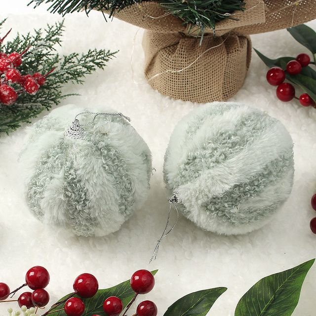 크리스마스트리장식볼 트리장식품 그린 장식볼 2p세트 10cm
