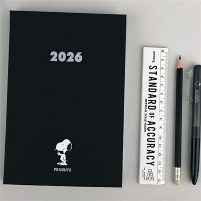 심플한 2026년 다이어리 직장인 만년형 다이어리 일기장 문구류 노트 하드