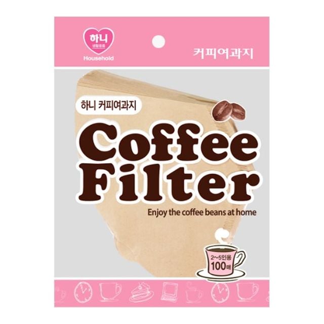 커피 필터 여과지 2-5인용 100매 (3143) -O