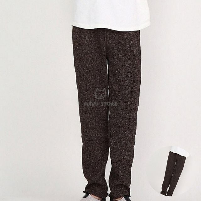 겨울기모바지 오토바이방한바지 남성용 융털 기모바지 Big