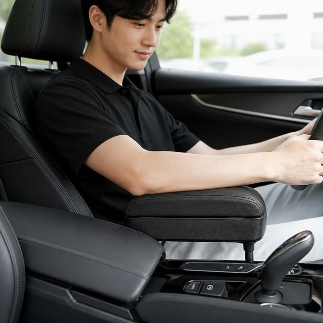 자동차 틈새 보관함 팔걸이 쿠션 거치대 승용차 내부 수납 아이템