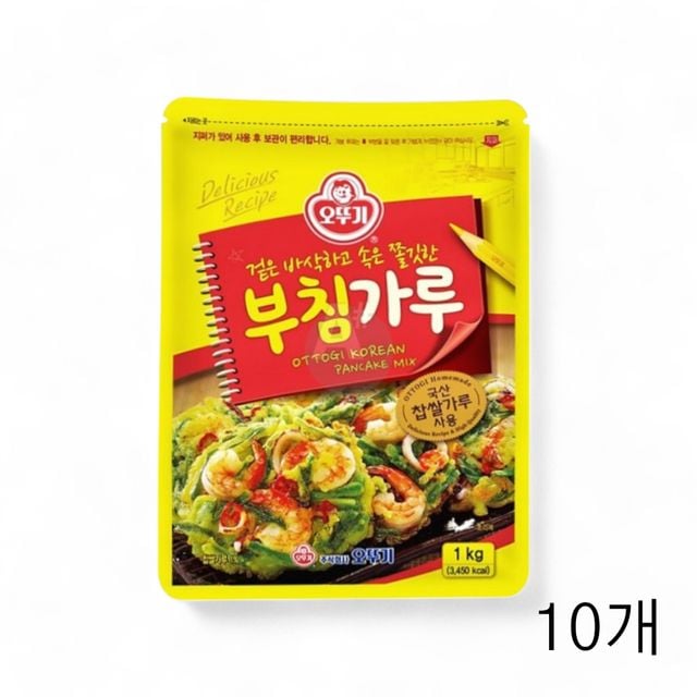 WL 오뚜기 부침가루 1Kg X 10개 식자재 바삭한 부침용 분말가루 제사음식 부침개 명절전