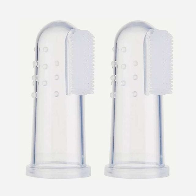 강아지 손가락 칫솔 2P 노견양치 애견양치 아기강아지양치 반려동물칫솔