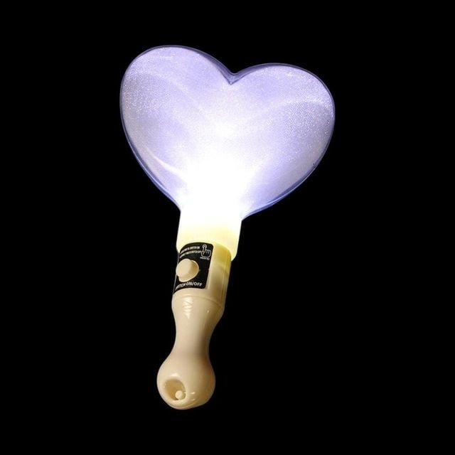 LED 하트 야광봉 (실버)
