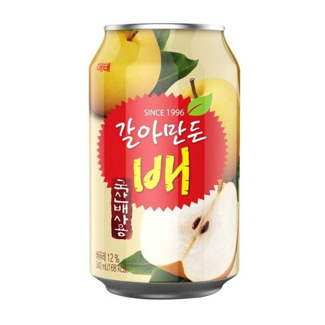 해태음료 갈아만든배 340ml 캔 x 24