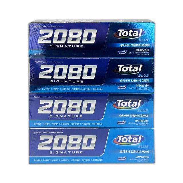 치약 125g 세트 4개 패키지