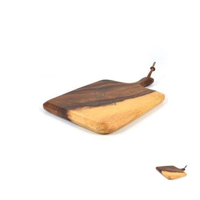 우드서빙보드 플레이팅도마 신사각 서빙보드 소 267mm