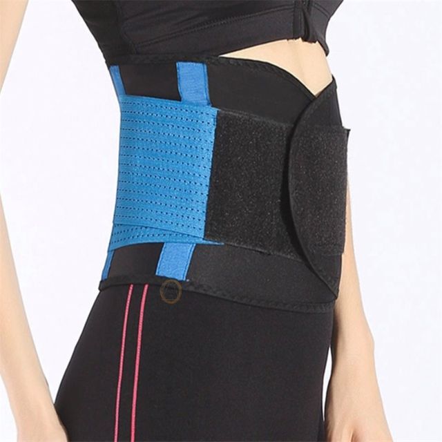 허리보호대 XL 블루 복대 요추보호대 헬스보호대