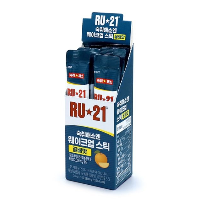 알유21 웨이크업스틱 꿀배 1입