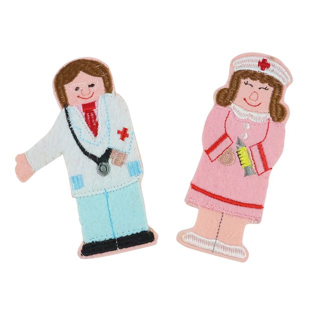손가락인형 8종 구연동화인형 직업인형 - 이미지 3