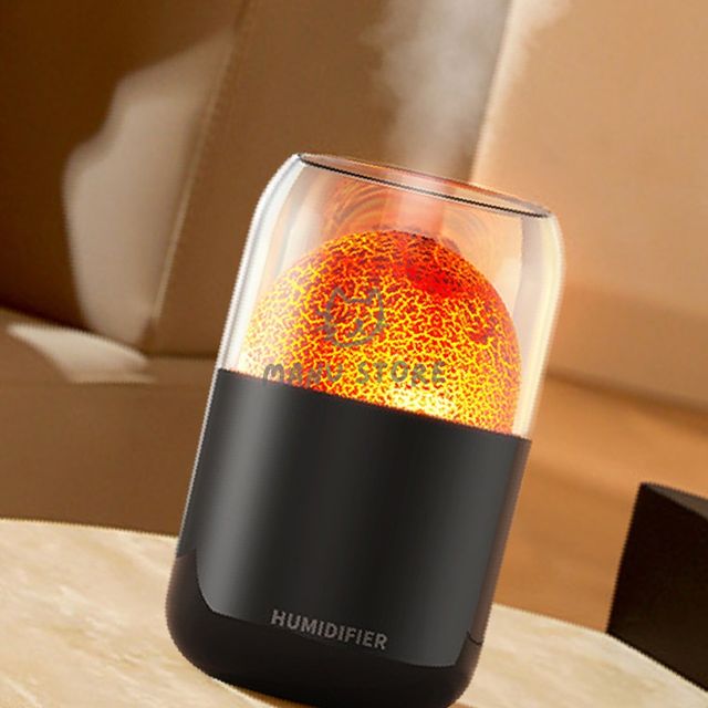 탁상가습기 사무실가습기 USB 무드등 가습기 V3 250ml 블랙