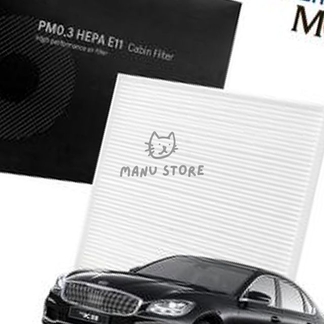 자동차에어필터 더뉴K9튜닝 PM0.3 E11 에어컨 히터 필터 더뉴 K9