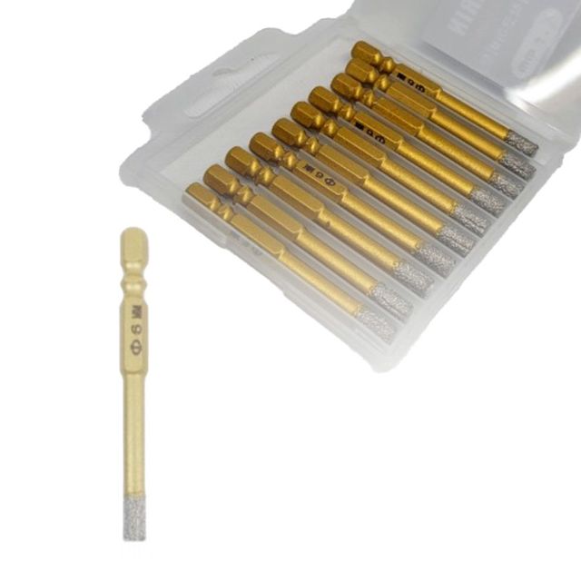 석재기리 타일 유리 화강암 융착코어비트 6.0MM 1PCS