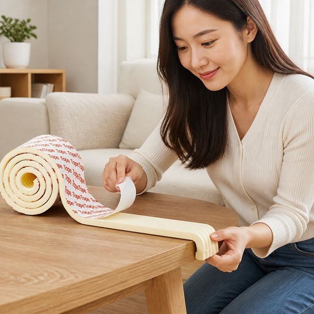 아기 안전 가구 모서리 책상 쿠션 커버 2m